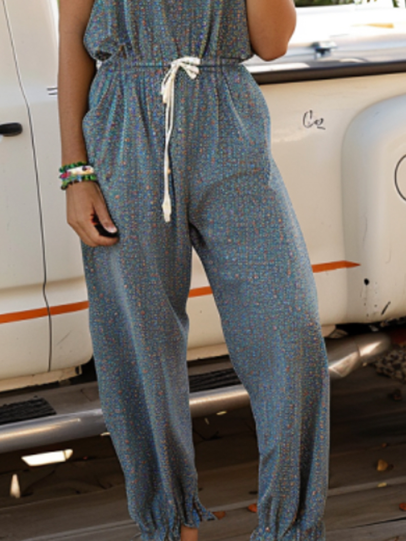 Boho Loose Bib Pants