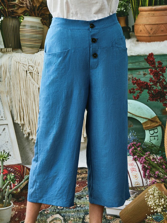 Plain Ethnic Loose Pants