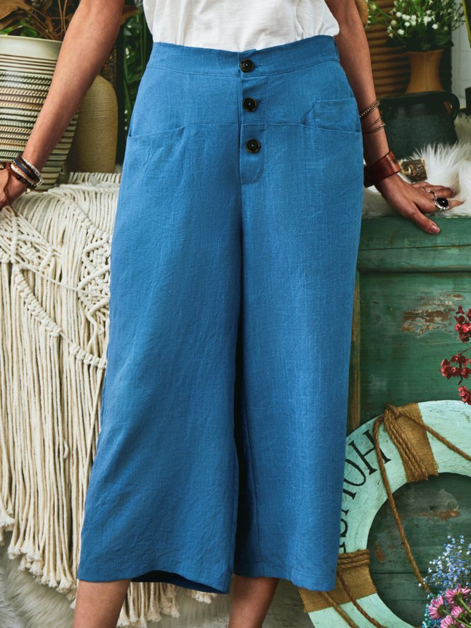 Plain Ethnic Loose Pants