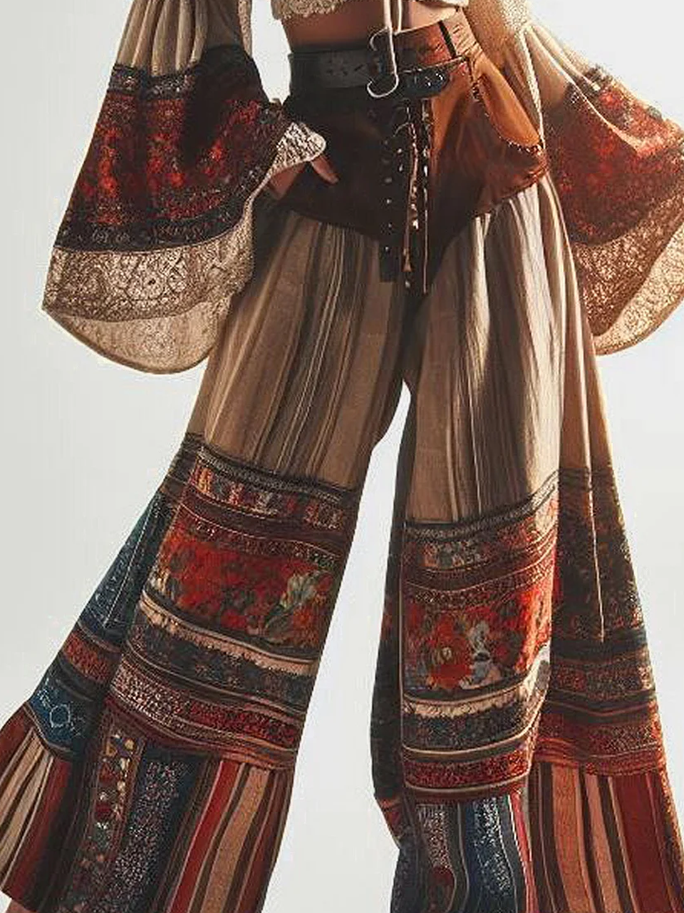 Ethnic Loose Vintage Pants