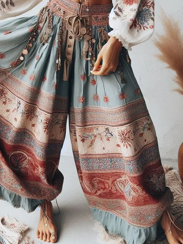 Loose Ethnic Hippie Pants