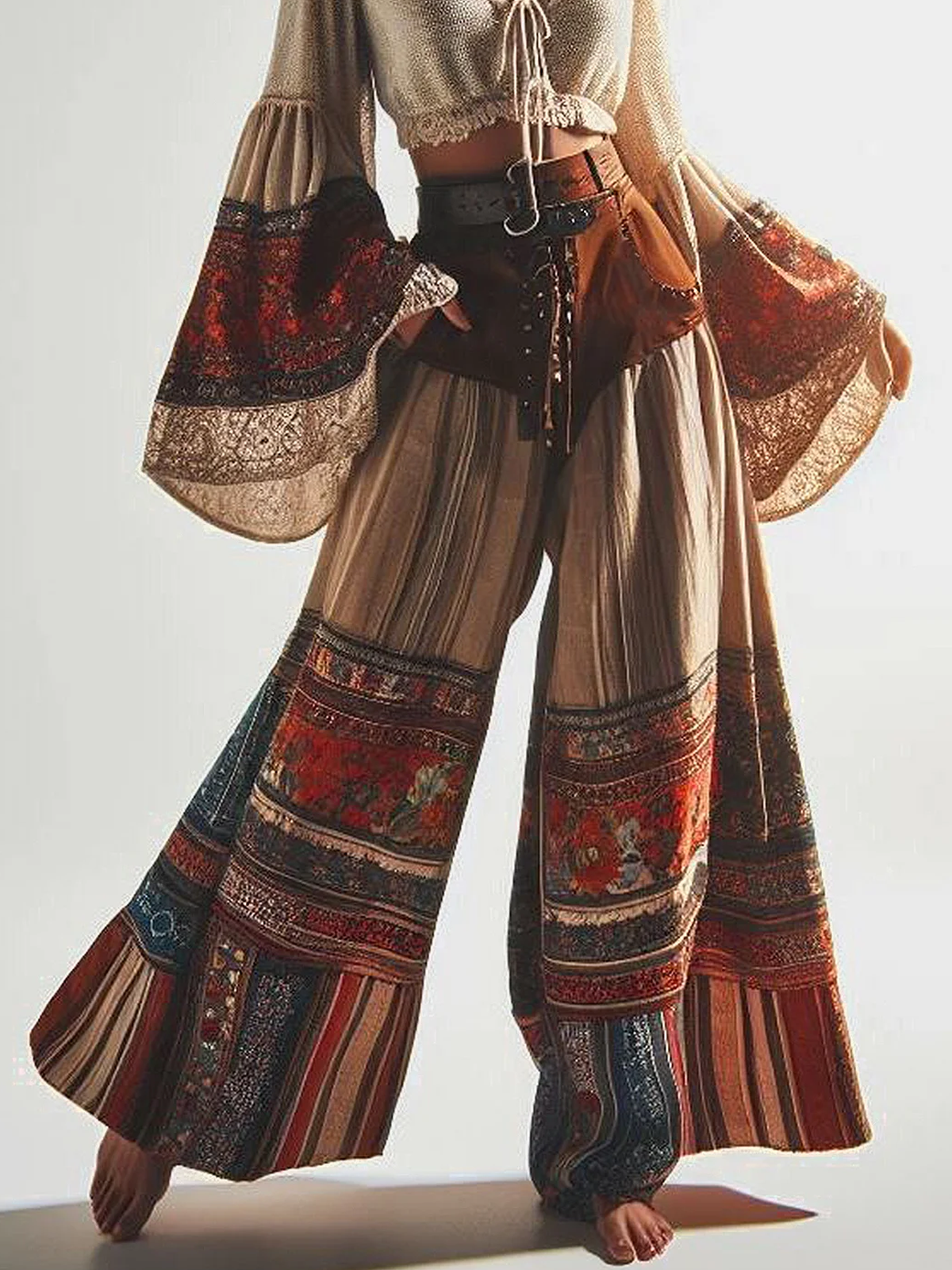 Ethnic Loose Vintage Pants