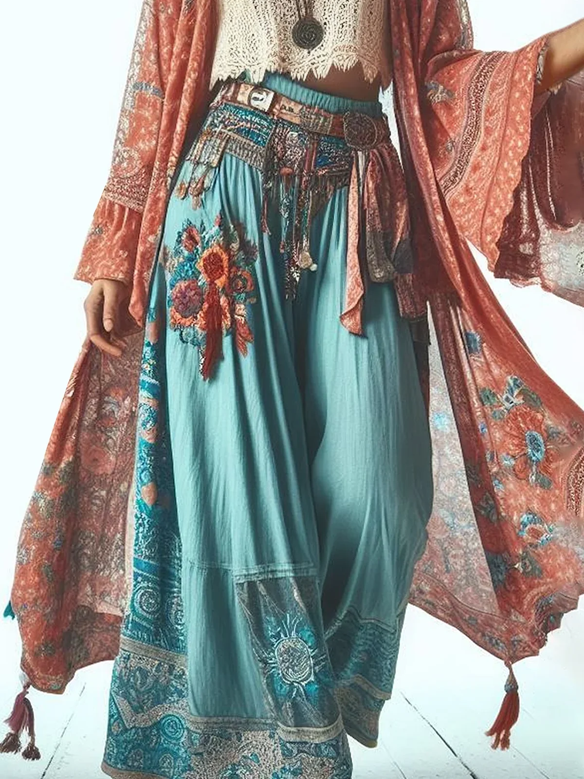 Ethnic Ethnic Loose Pants