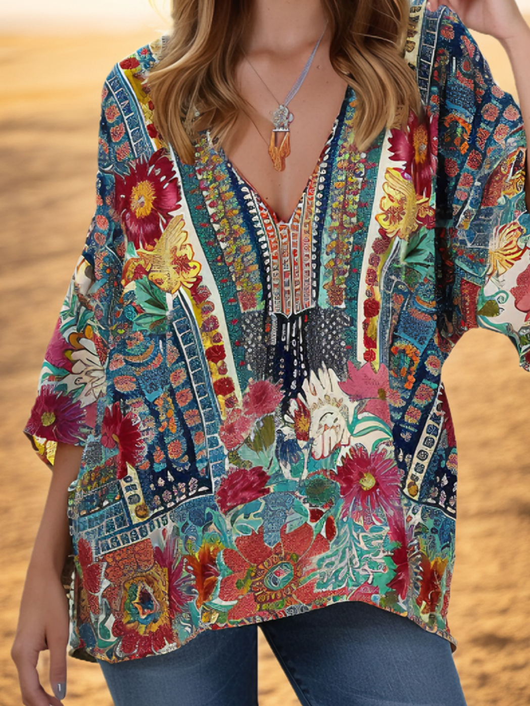 Floral Casual Loose Shirt