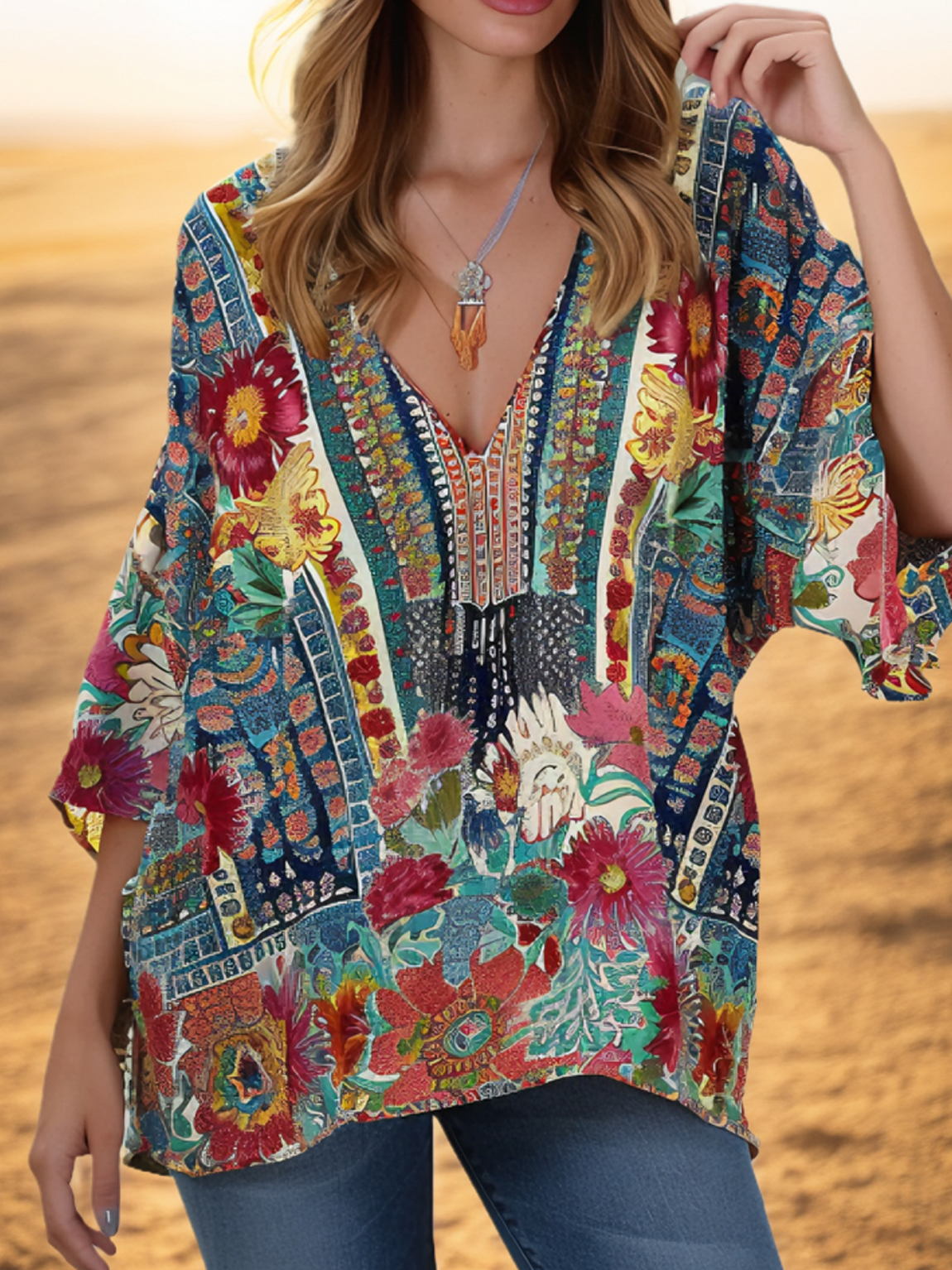 Floral Casual Loose Shirt