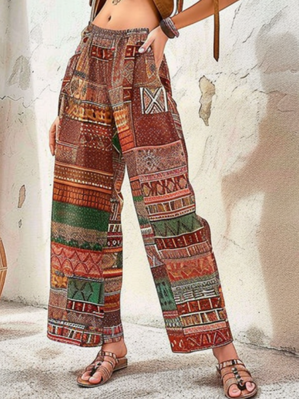 Vintage Loose Hippie Pants