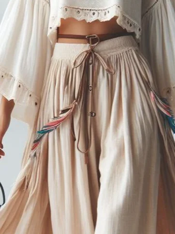 Hippie Boho Loose Skirt