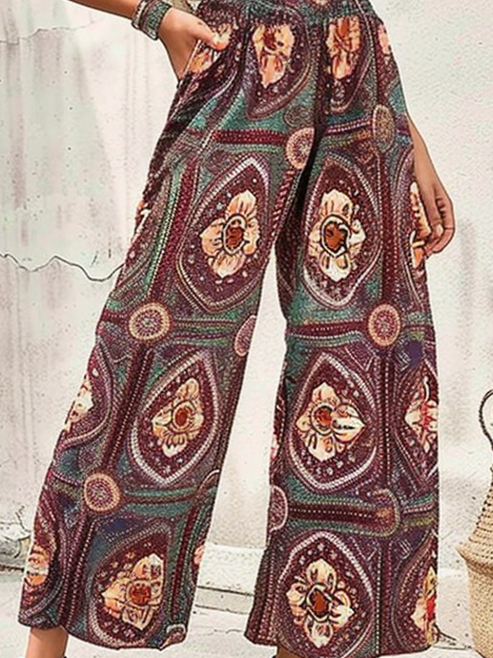 Ethnic Loose Ethnic Pants