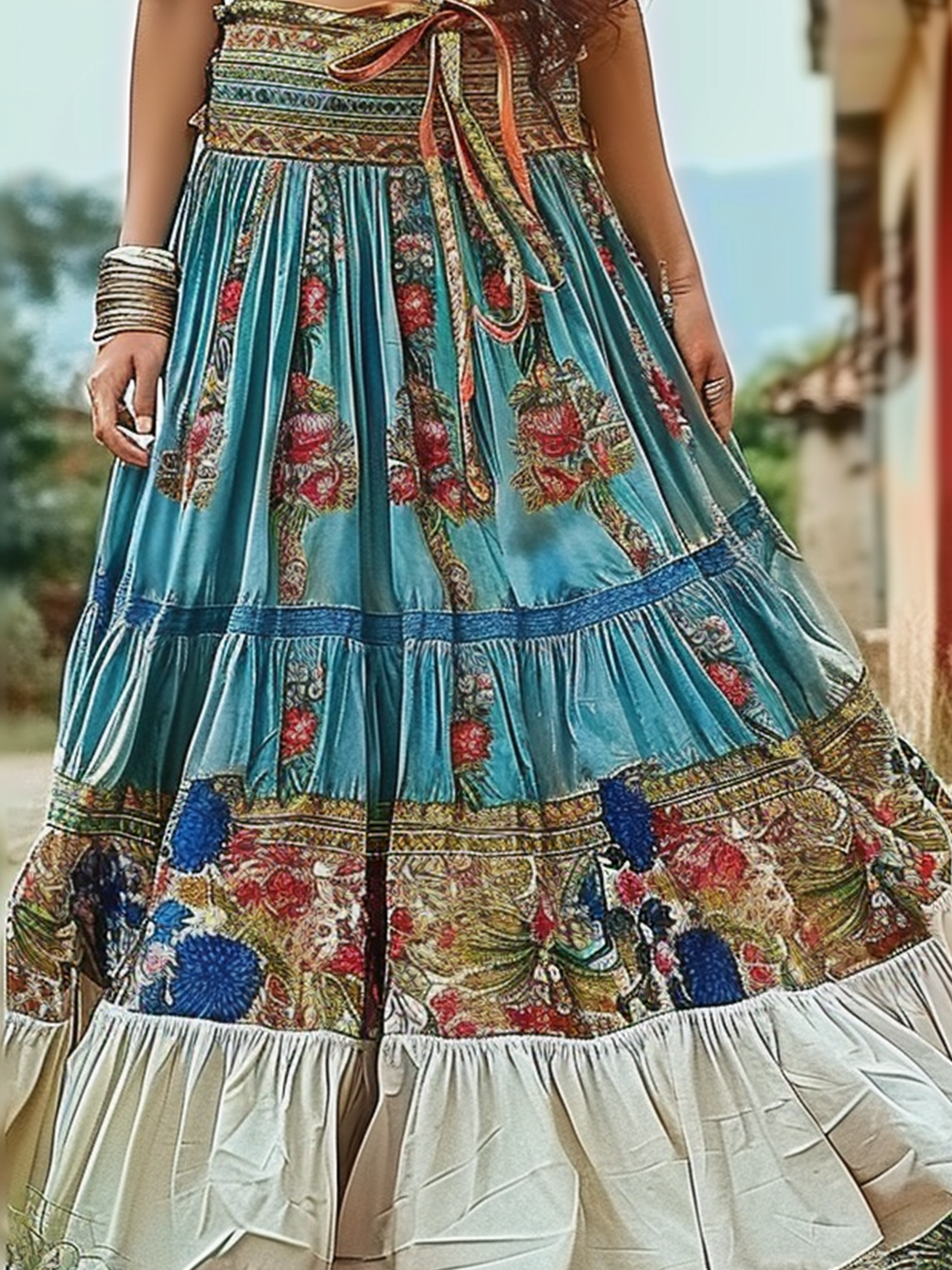 Boho Cotton Skirt