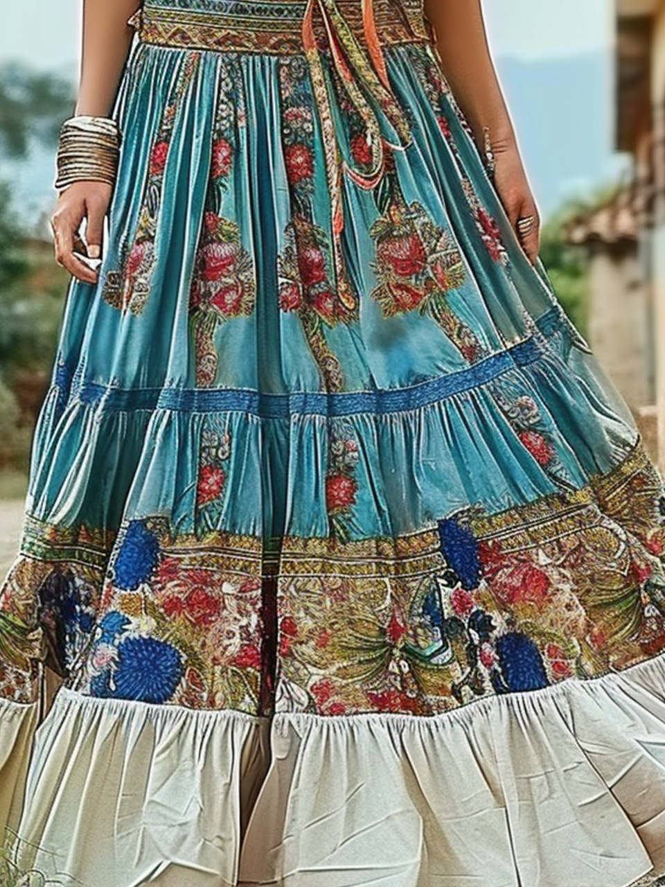 Boho Cotton Skirt