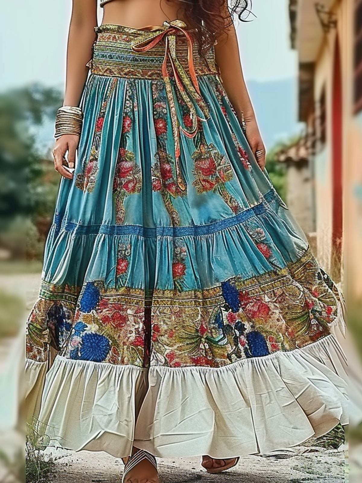 Boho Cotton Skirt