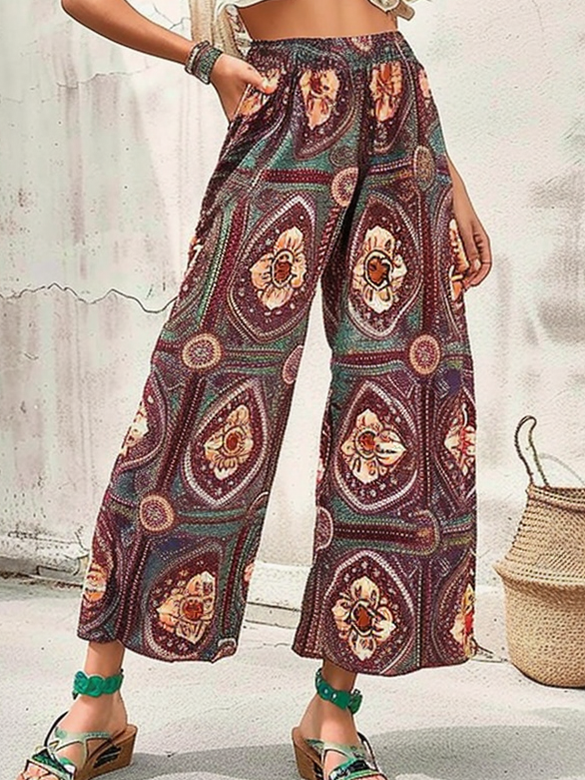 Ethnic Loose Ethnic Pants