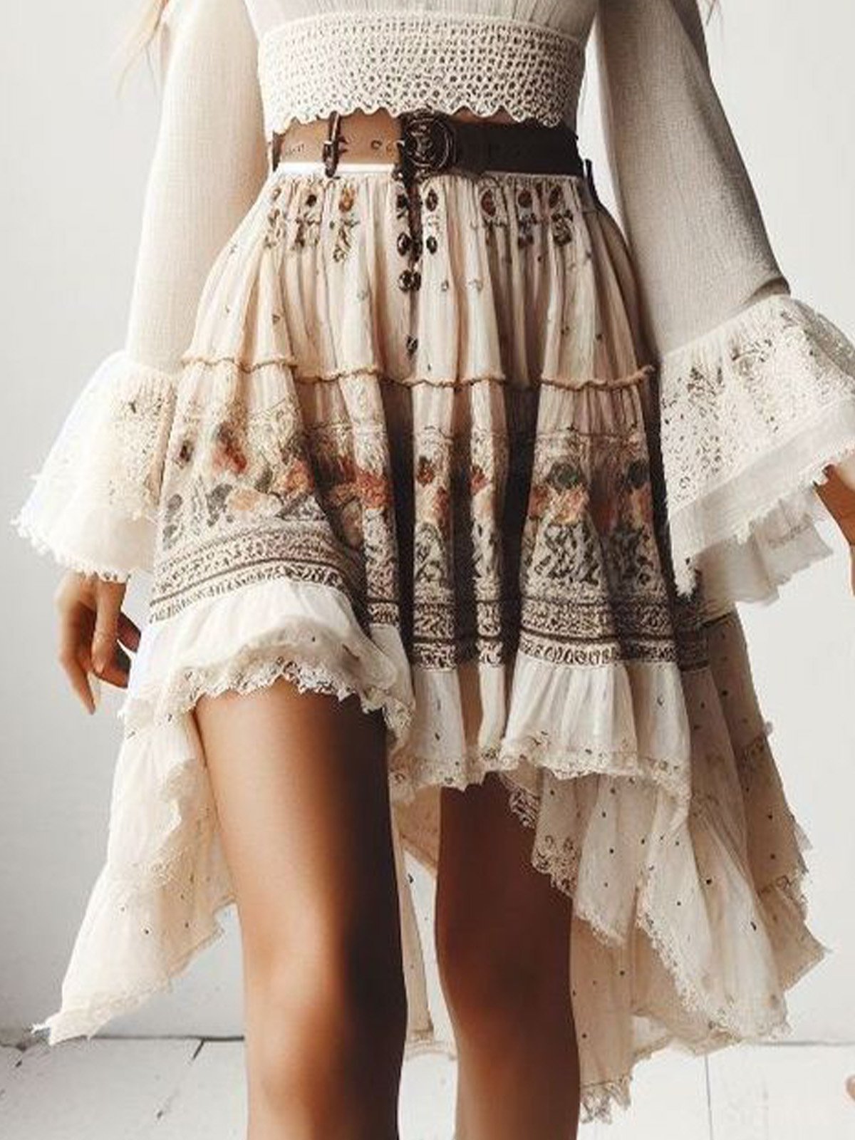 Boho Lace Skirt